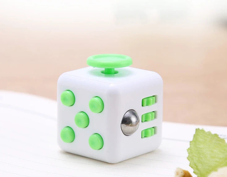 Solid Color Fidget Decompression Dice for Release Stress Autism Anxiety Relieve Adult Kids Stress Relief Anti-Stress Fingertip