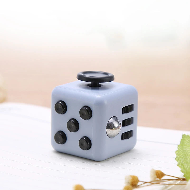 Solid Color Fidget Decompression Dice for Release Stress Autism Anxiety Relieve Adult Kids Stress Relief Anti-Stress Fingertip