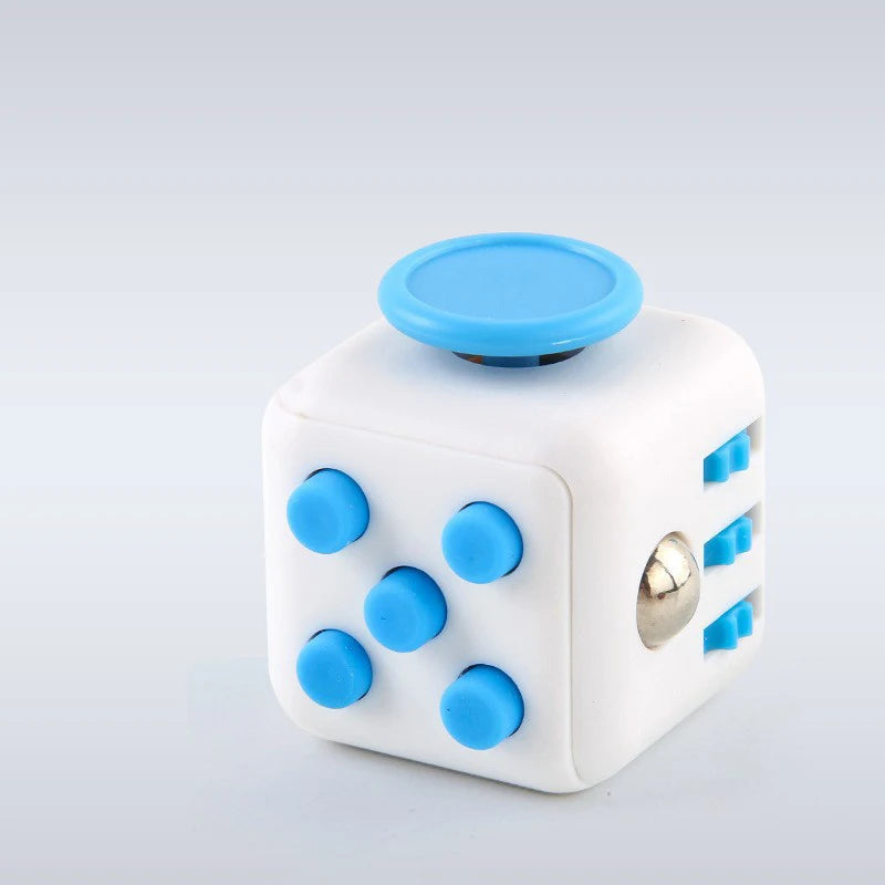 Solid Color Fidget Decompression Dice for Release Stress Autism Anxiety Relieve Adult Kids Stress Relief Anti-Stress Fingertip